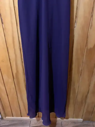 Vestido fiesta largo morado talla 40 - miniatura 3