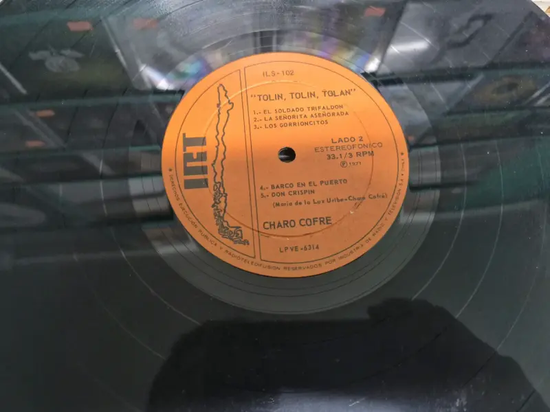 Vinilo Tolin Tolin Tolán de Charo Cofré - 2