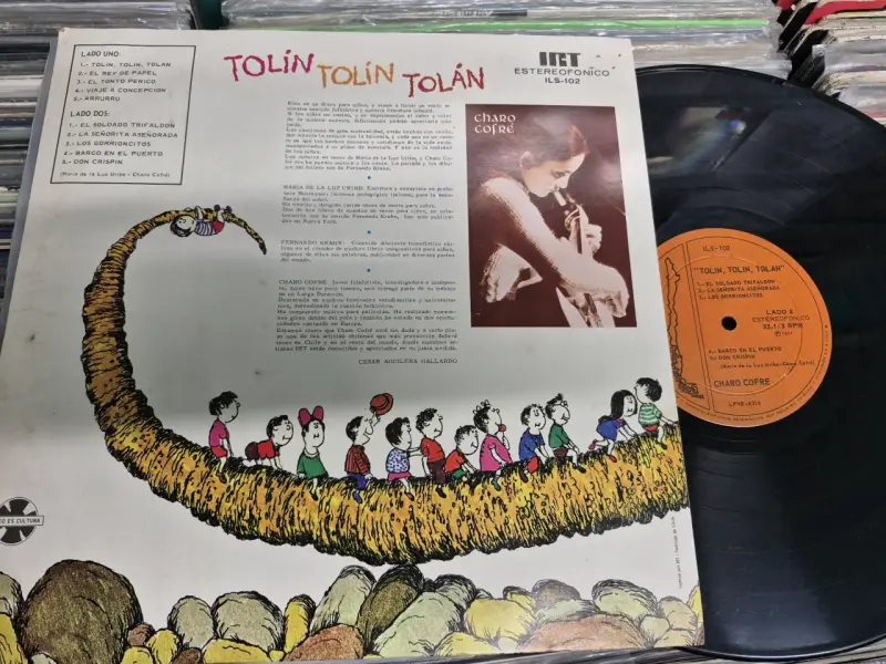 Vinilo Tolin Tolin Tolán de Charo Cofré - 3