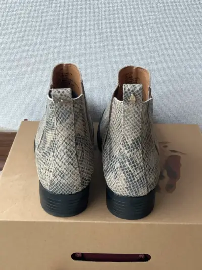 Botines de cuero animal print mujer - miniatura 2