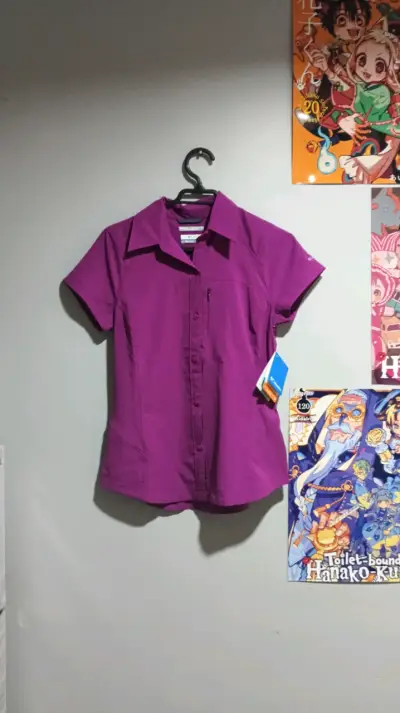 Blusa morada Columbia para mujer - miniatura 2