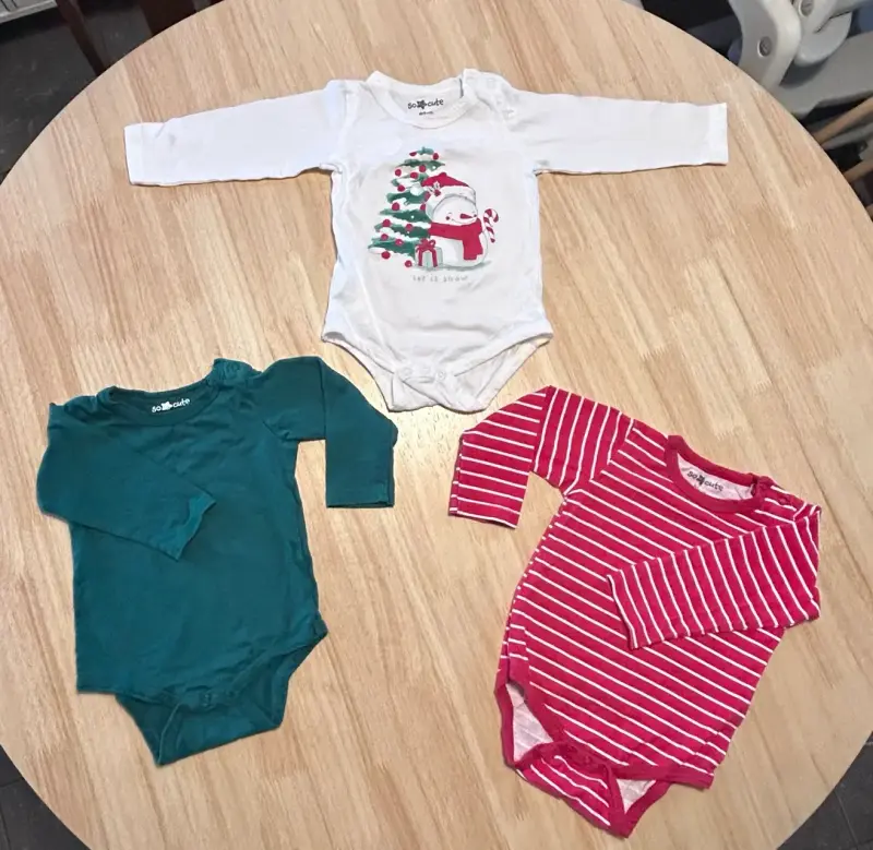 Conjunto navideño 9-12 mes niño - 2