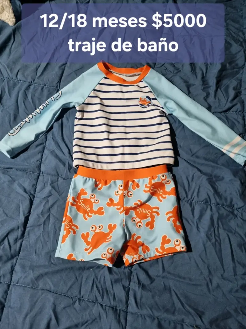 Traje de baño infantil 12-18 meses