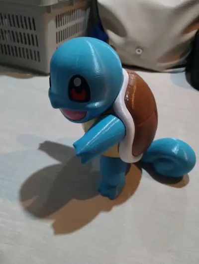 Figura de acción Squirtle Pokémon impreso en 3d - miniatura 3