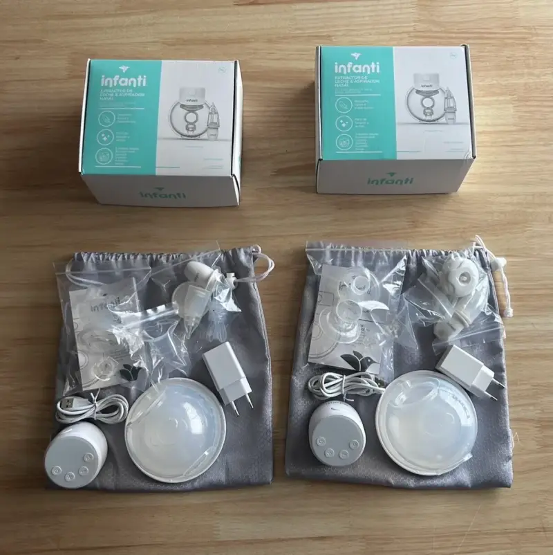 Extractores de leche inalámbrico + aspirador nasal - 1