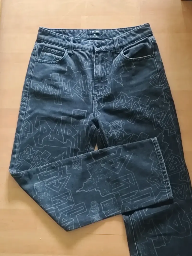 Jeans Foster estampados estilo urbano - 1