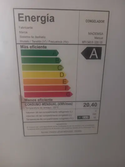 Congelador Mademsa eficiente clase A - miniatura 1