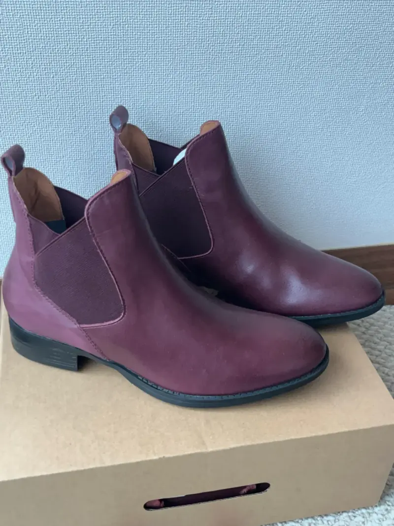 Botines de cuero burdeos Hush Puppies - 1