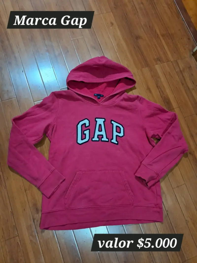 Polerón con capucha GAP rosa