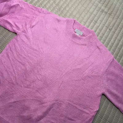 Suéter rosa H&M de lana talla M - miniatura 3