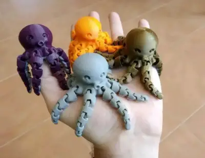 Pulpos articulados impresos en 3D - miniatura 1