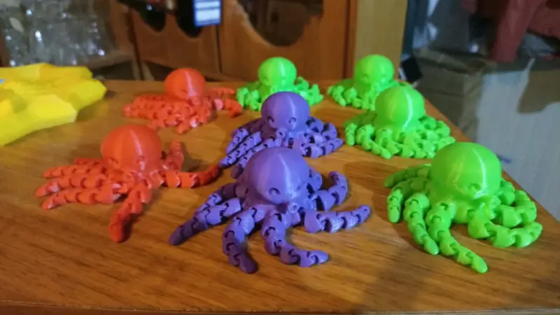 Pulpos articulados impresos en 3D - 2