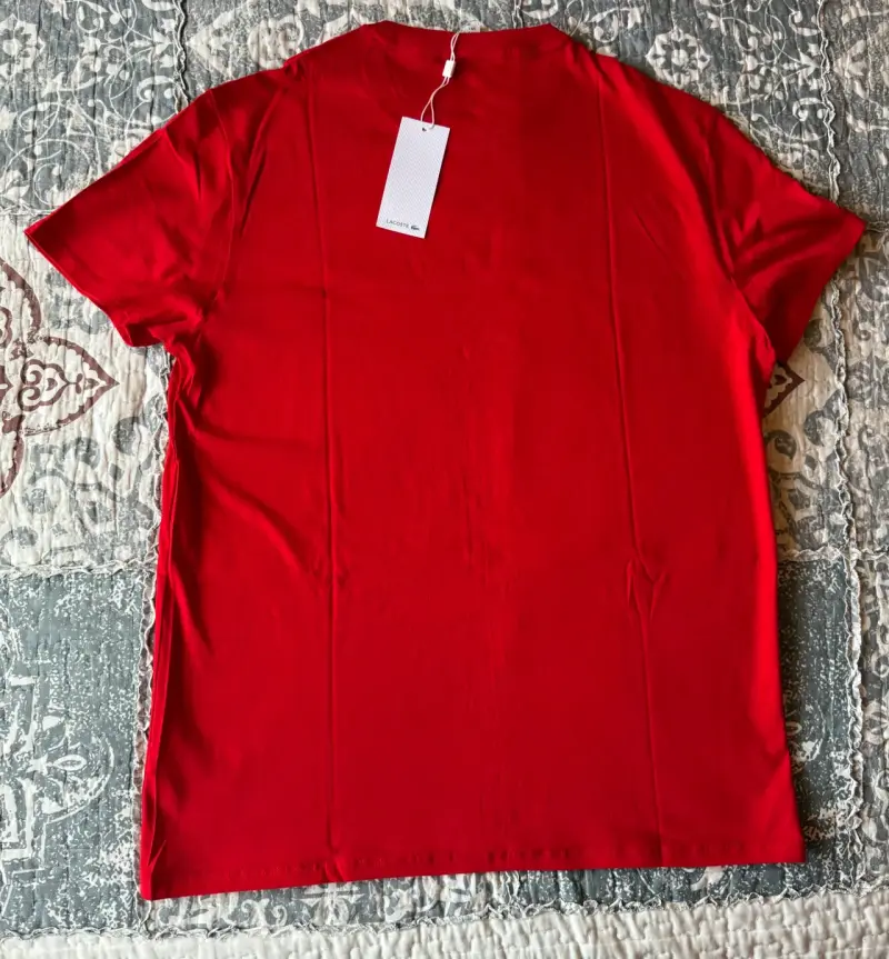 Polera roja Lacoste de algodón - 2