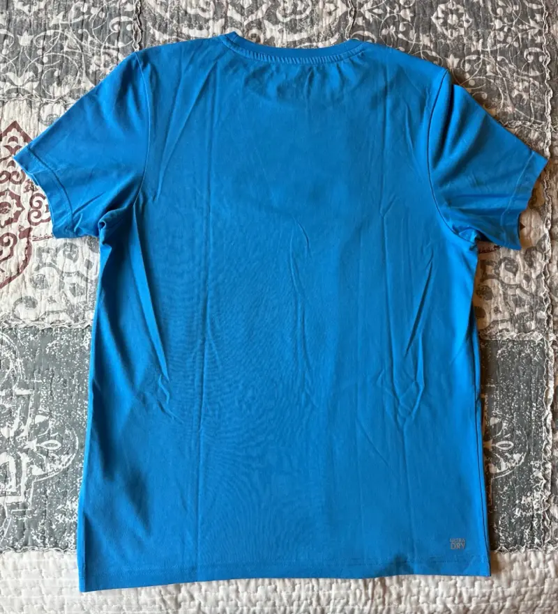 Polera Lacoste Sport azul con logo - 2