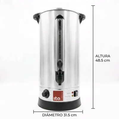 Hervidor Percolador Cafetera 10Lts AceroQuirurgico - miniatura 6