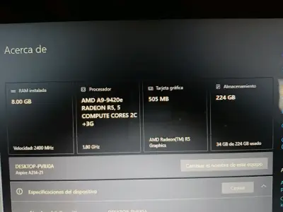 Laptop Acer Aspire A314-21 - miniatura 2