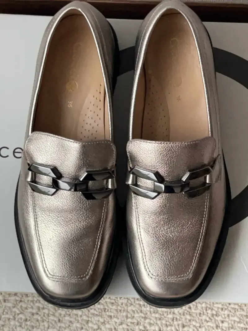 Mocasines metálicos Gacel para mujer - 3