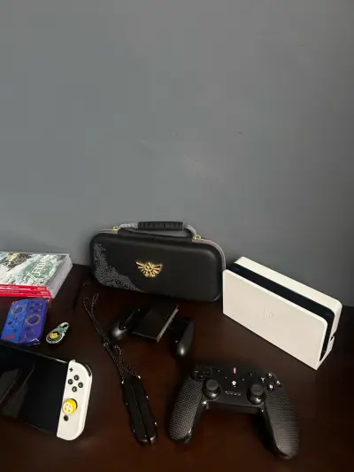 Consola Nintendo Switch OLED con accesorios Zelda - miniatura 4