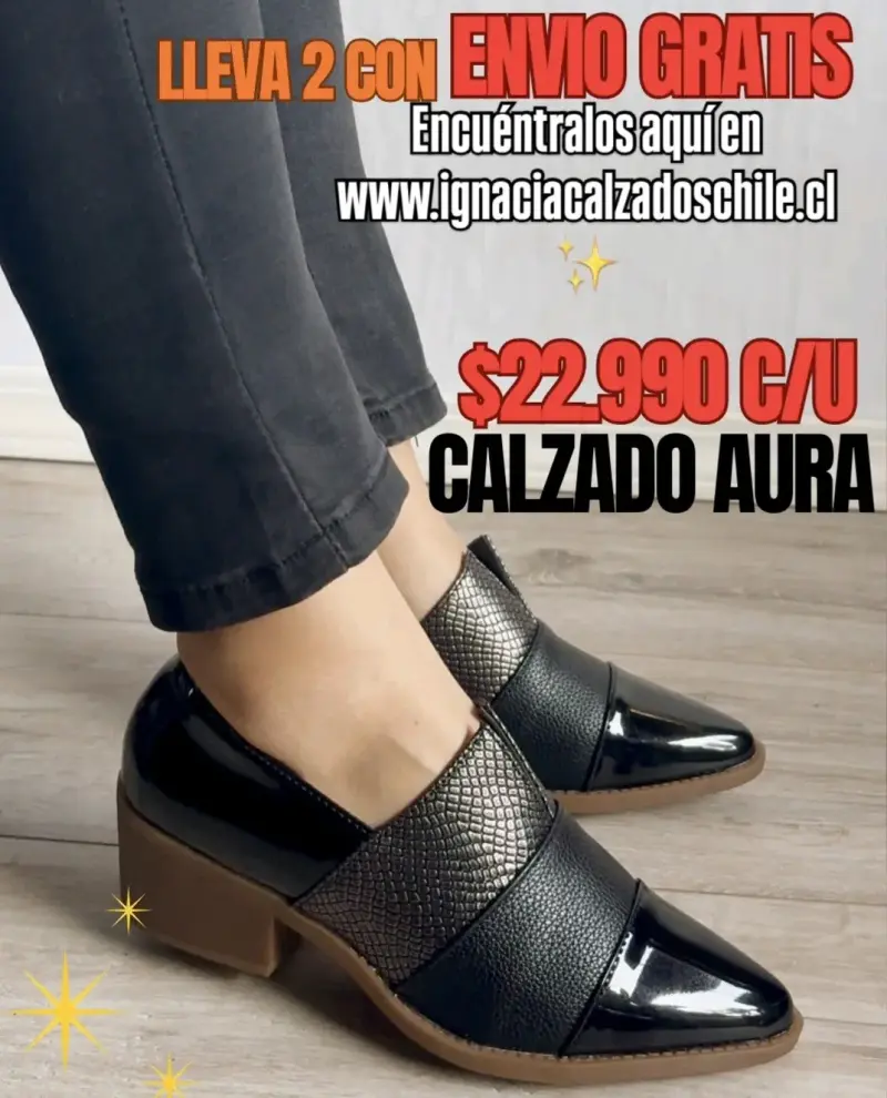 Zapatos Calzado Aura talla 38 - 3