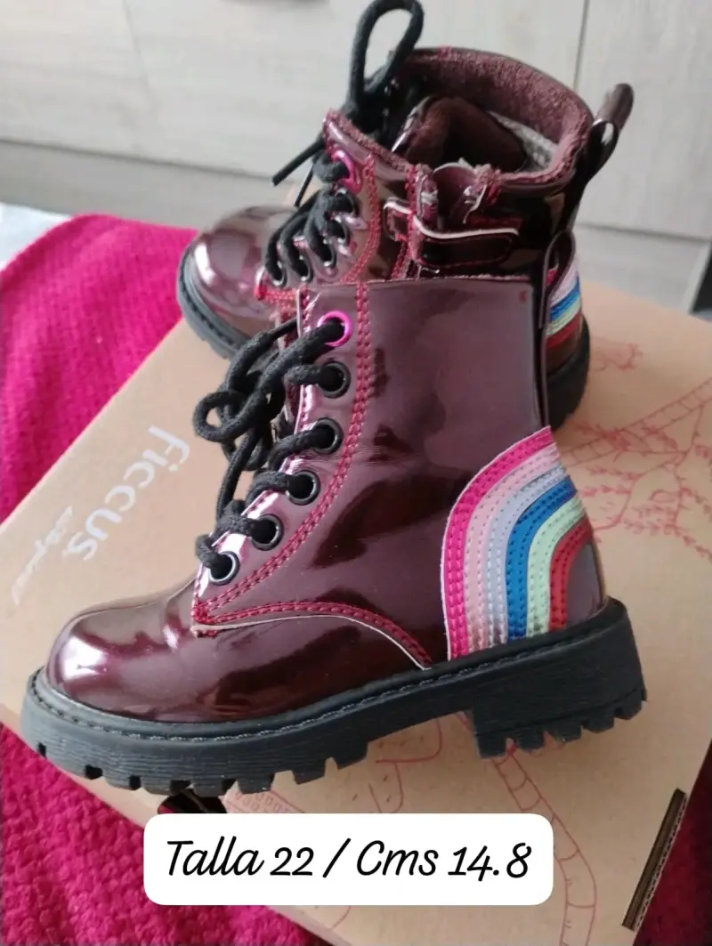 Botin charol niña