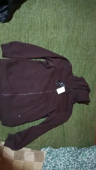 Polerón marrón con capucha talla XL - miniatura 1
