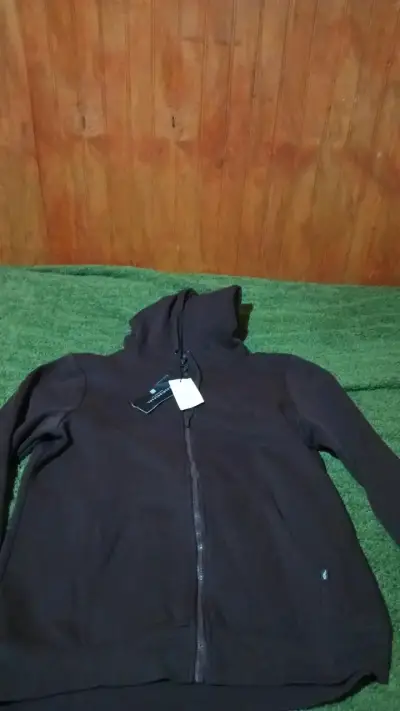 Polerón marrón con capucha talla XL - miniatura 2