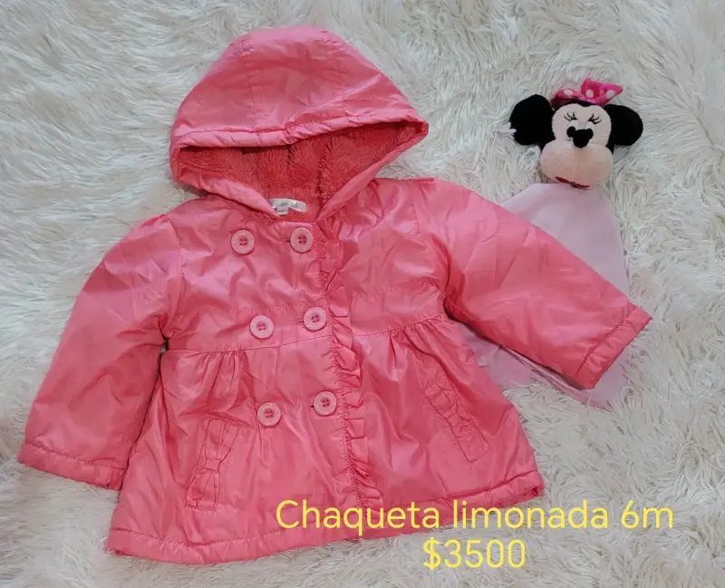 Chaqueta rosa para bebé Limonada 6 meses