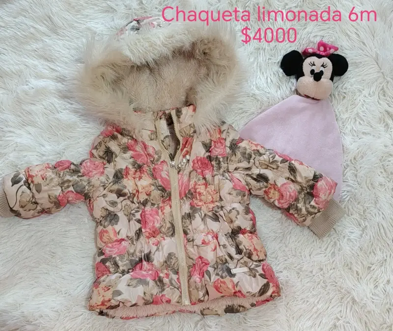 Chaqueta Limonada floral con capucha 6 meses