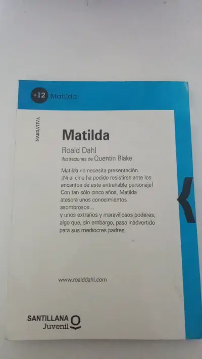Libro juvenil 'Matilda' de Roald Dahl - miniatura 2