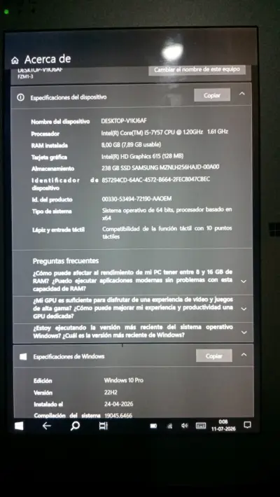 Tablet Panasonic Toughpad FZ-M1 resistente - miniatura 5