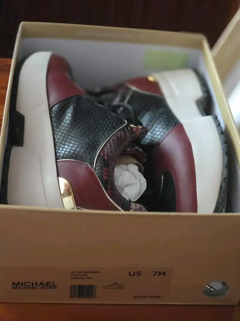 Zapatillas Michael Kors Allie Trainer cuero - 2