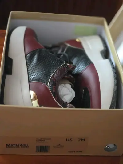 Zapatillas Michael Kors Allie Trainer cuero - miniatura 2