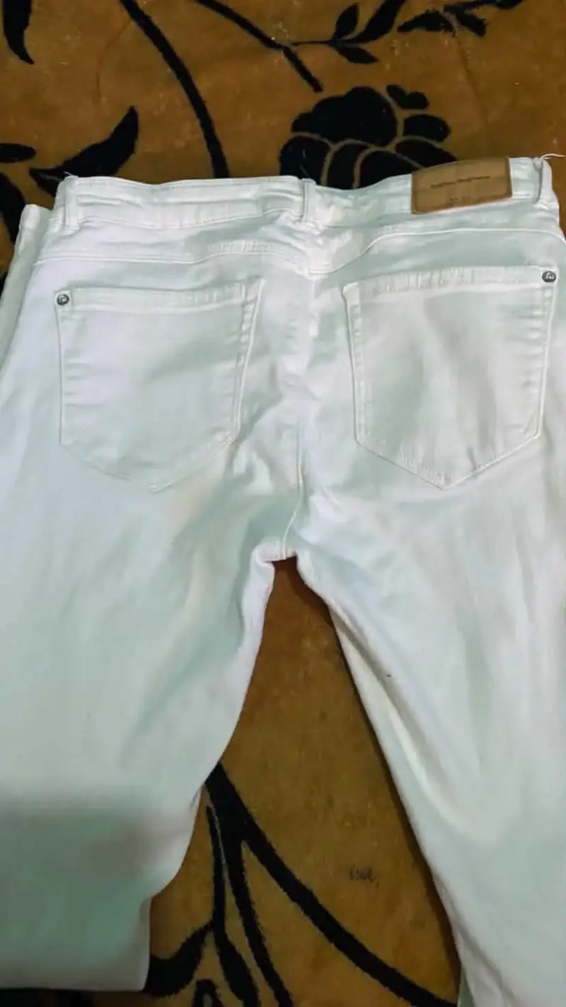 Jeans blancos Zara - 2