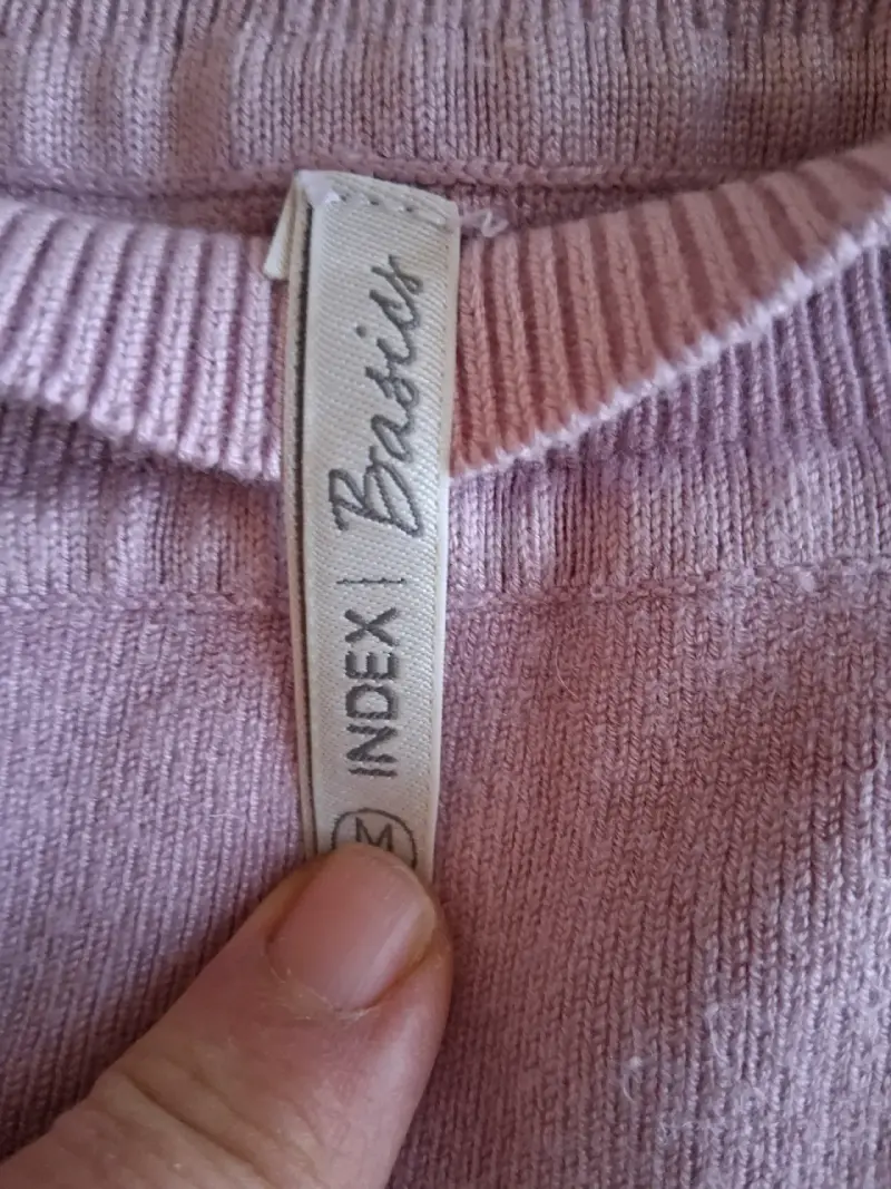 Suéter rosado Index Basics talla M