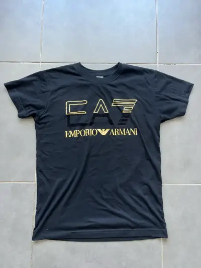 Polera negra EA7 Emporio Armani - miniatura 1
