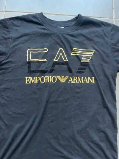 Polera negra EA7 Emporio Armani - miniatura 2