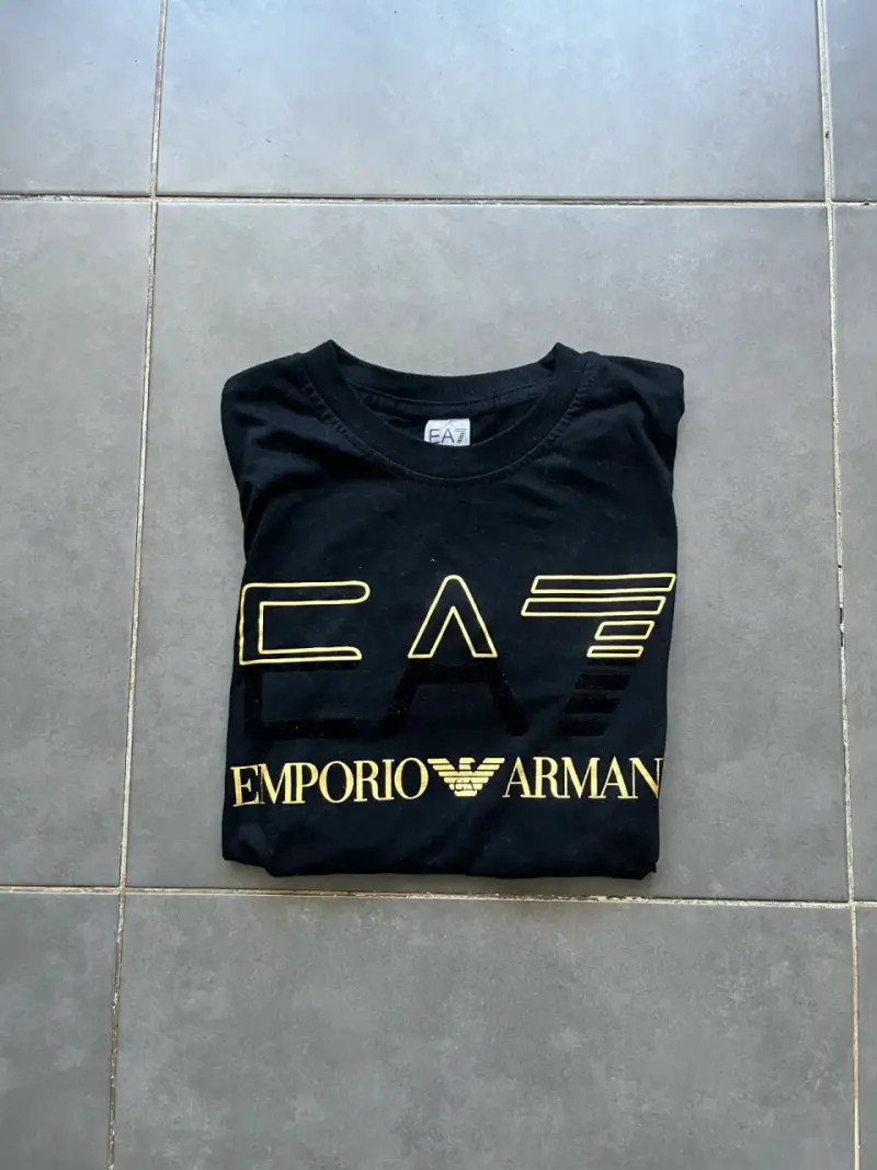 Polera negra EA7 Emporio Armani - 3