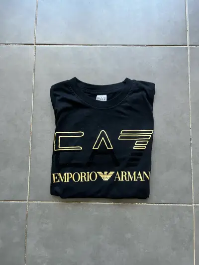 Polera negra EA7 Emporio Armani - miniatura 3