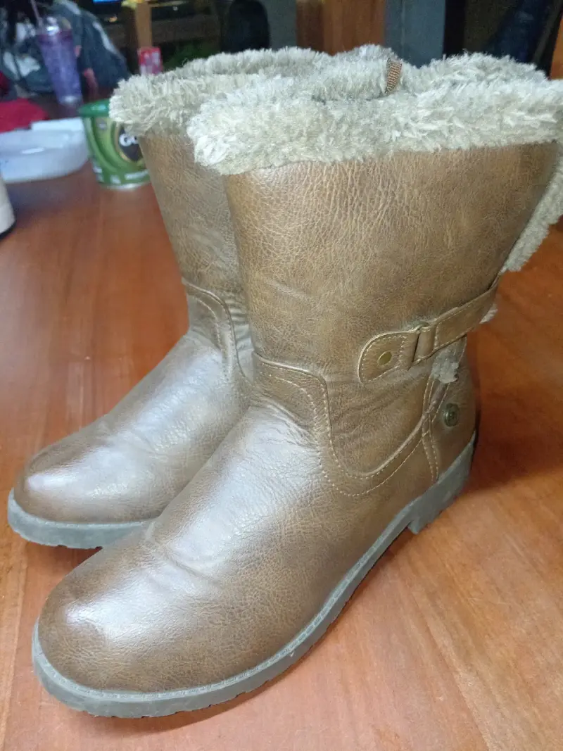 Botas de cuero marrón con forro de lana (chiporro) - 2