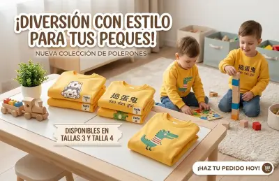 Polerones infantiles con divertidos diseños - miniatura 2