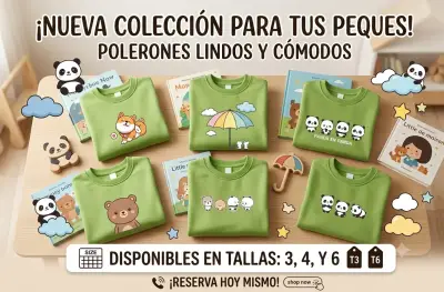 Polerones infantiles con divertidos diseños - miniatura 4
