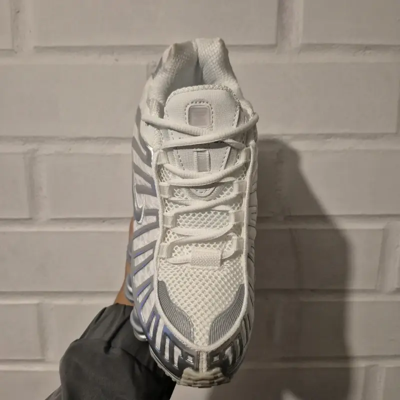 Zapatillas deportivas plateadas Nike Shox TL - 3