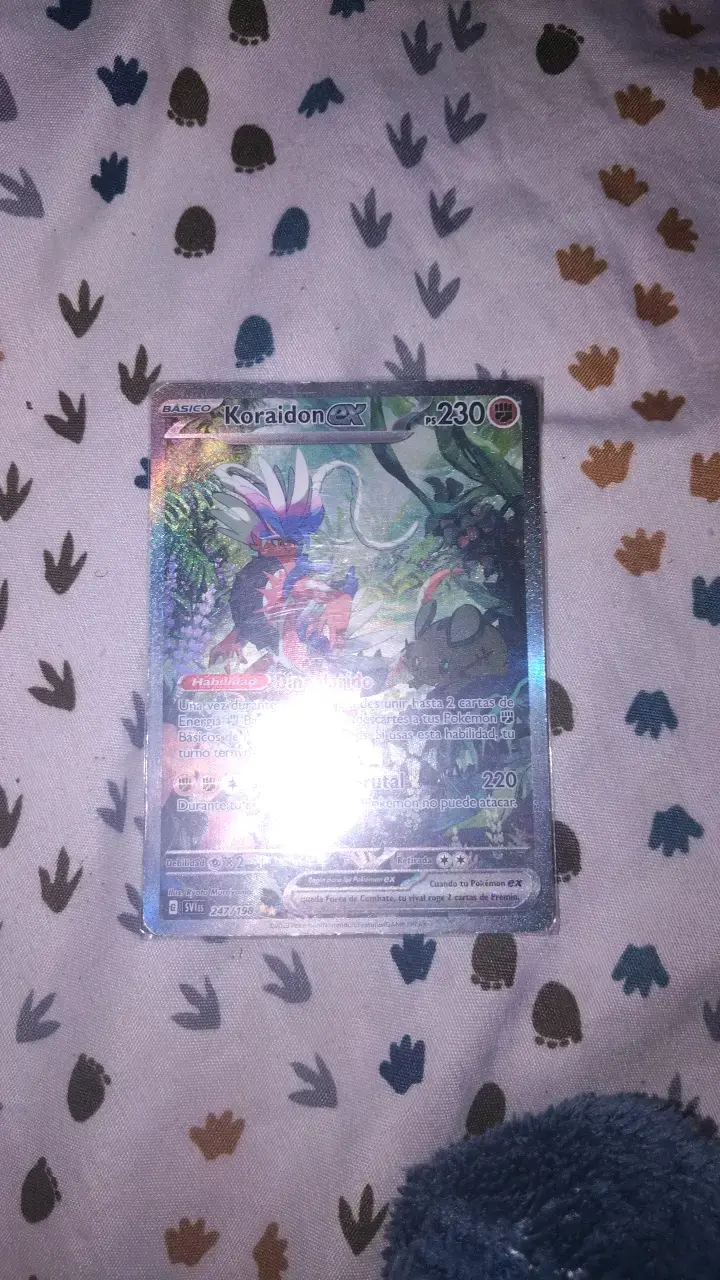 Carta Pokémon Koraidon EX holográfica - 1