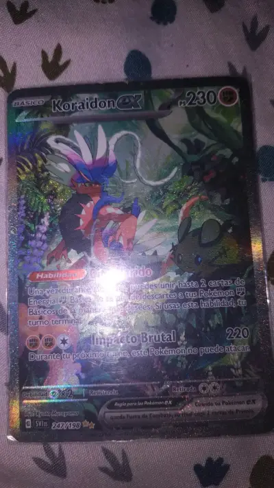 Carta Pokémon Koraidon EX holográfica - miniatura 3