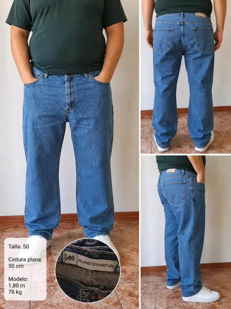 Jeans Lee Relaxed Straight Leg talla 50