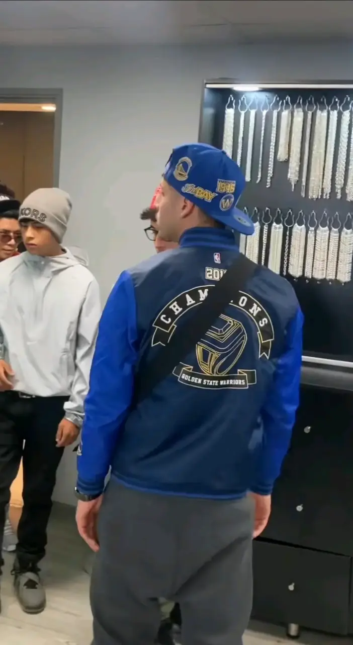 Chaqueta azul Warriors la melodia del hampa XL - 2