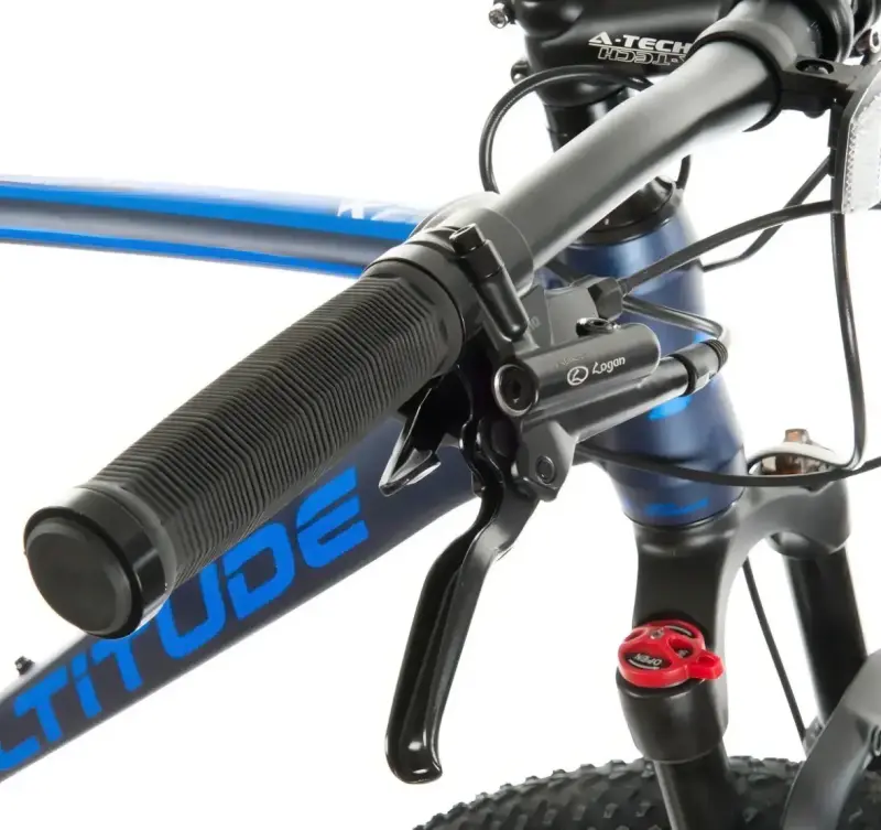 Bicicleta montaña Altitude azul con suspensión - 4