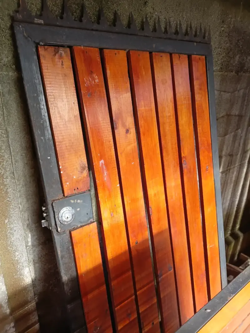 Cervo de madera  madera para cerca o jardín - 2