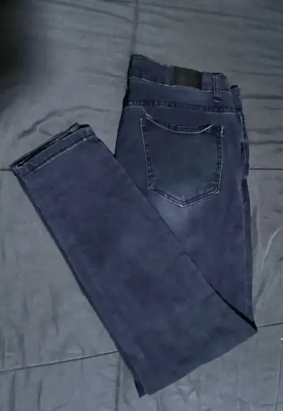 Jeans desgastados azul oscuro Sybilla - miniatura 2