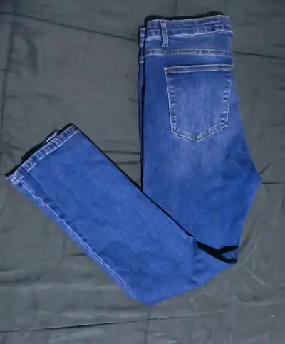 Jeans Basement azul de tiro alto - miniatura 2
